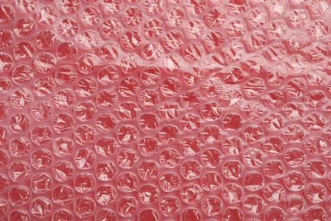 Texture of bubble wrap as background, top view Stock Photos