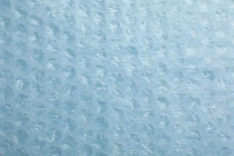 Texture of bubble wrap as background, top view 库存照片