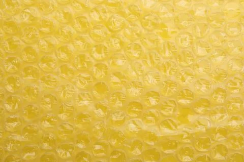 Texture of bubble wrap as background, top view Foto stock