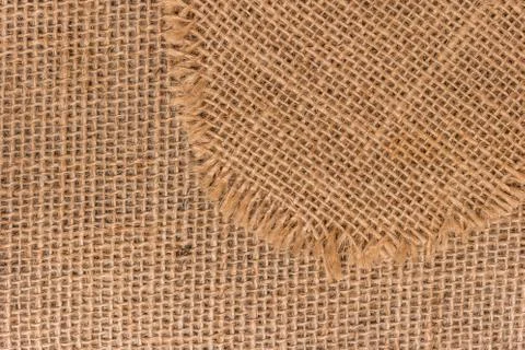 Texture of burlap Stock Photos