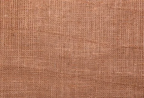 Texture of burlap. Well visible pattern woven threads. Foto stock