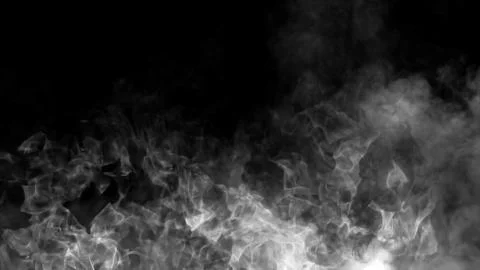 Texture of burn fire with particles embers. Flames on isolated black backgrou Stock Illustration