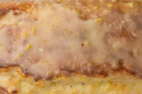 Texture cake, with icing, top view Foto stock