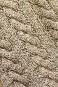 The texture of a camel wool sweater Stock Photos