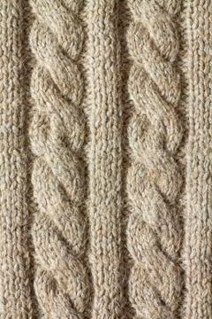 The texture of a camel wool sweater Stock-Fotos