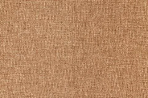 Texture canvas fabric as background light brown. Small texture Stock Photos