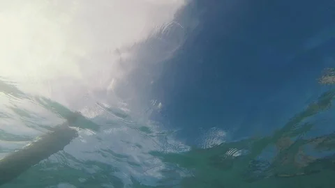 Texture of Caribbean Underwater Stock Footage 100161830