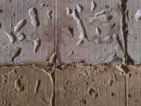 The texture of cement from damaged tiles Stock Photos