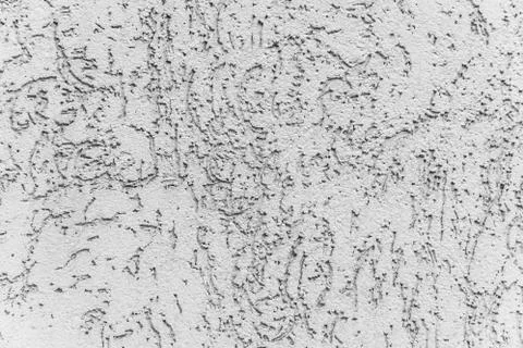 Texture of the cement lining on the wall of the house Stock Photos