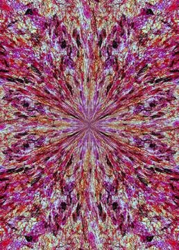 Texture from the center of abstraction Stock Illustration