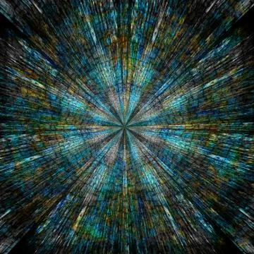 Texture from the center of abstraction Stock Illustration