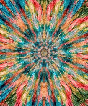 Texture from the center of abstraction Stock Illustration