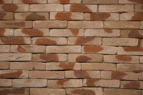 Texture with ceramic brick blocks, abstract scene background Stock Photos