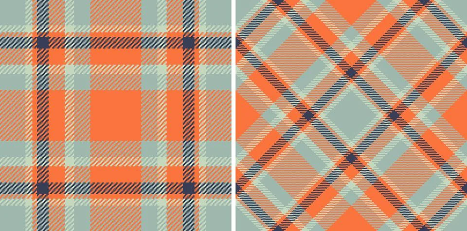 Texture check vector of background fabric plaid with a pattern seamless tar.. Stock Illustration