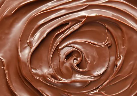 Texture of chocolate cream. Stock Photos