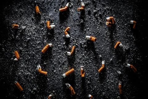 Texture cigarette Stock Photos