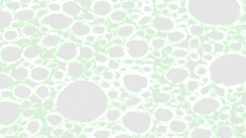 Texture of circles, bubbles, microscopic view, curly hair,stones,spheres,bubbles Stock Footage 302316471