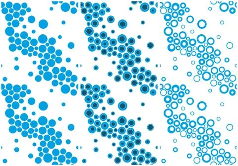 Texture with circles Stock Illustration