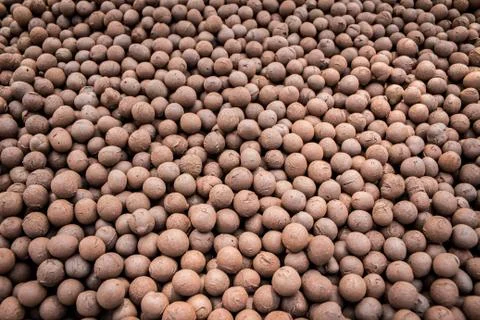 Texture of the clay that is adorned. Stock Photos