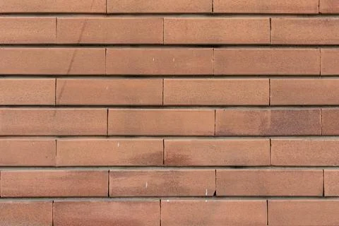 Texture of clay blocks for facade, Boretto, Italy 스톡 사진