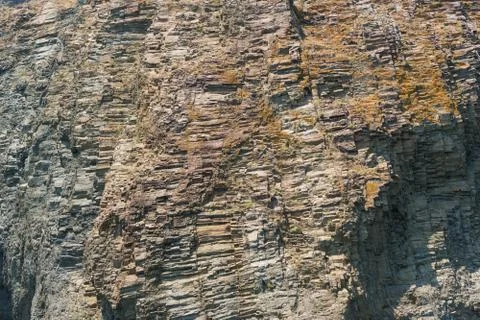 The texture of the cliff Stock Photos