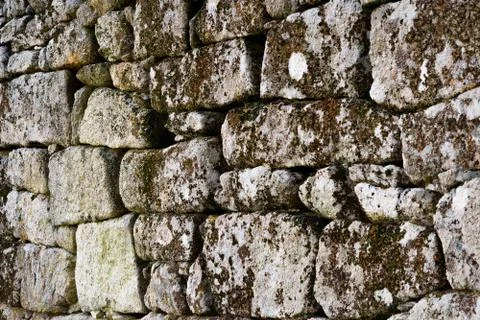 Texture of A close up of a rock wall Stock Photos