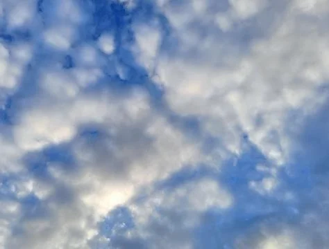 Texture of clouds in the sky in the afternoon for background Stock Photos