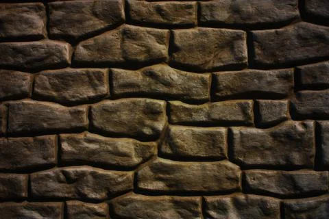 Texture of coarse masonry Stock Photos