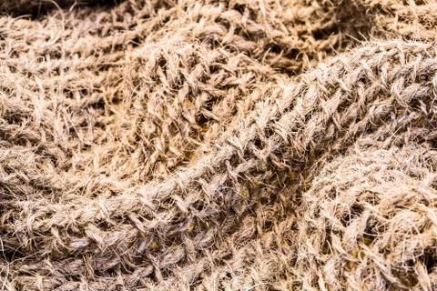 Texture of coarse sack cloth Stock Photos