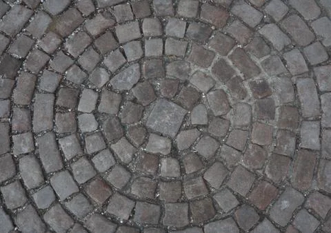 Texture of cobblestone. Stock Photos