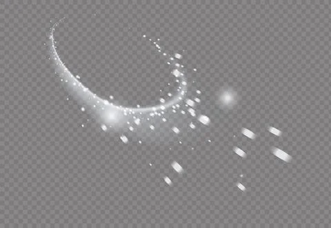 Texture of cold winter wind. Holiday vector snowstorm. Christmas cold snowstorm Stock Illustration