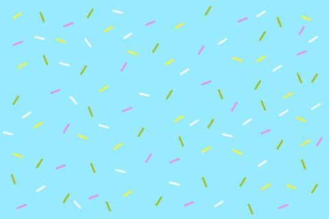 Texture of colored chocolate chips Stock Illustration