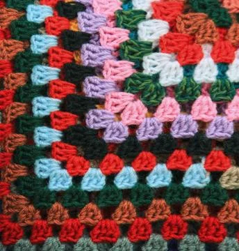 Texture of colored knitted fabric Stock Photos