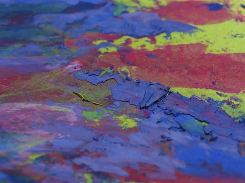 Texture of colored paints Stock Photos
