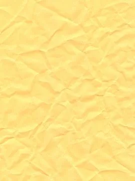 Texture of colored paper, light ocher crumpled sheet of paper Stock Photos