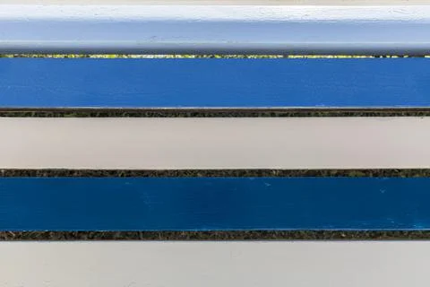 Texture of colored planks of a bench Stock Photos