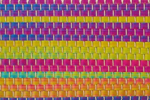 Texture of a colored plastic cloth in a close up view Foto stock