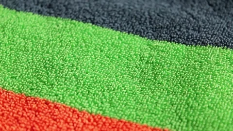 Texture of colored towel, rotation Stock Footage 152704732