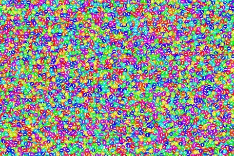 Texture of colorful seed-like elements background Stock Illustration