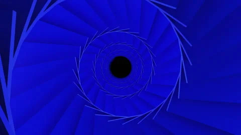 Texture concept blue rotating spiral Stock Footage 197517617