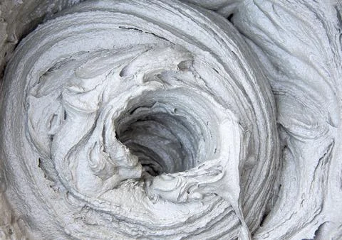 Texture of Construction Adhesive Transformed into an Interesting Pattern Stock Photos