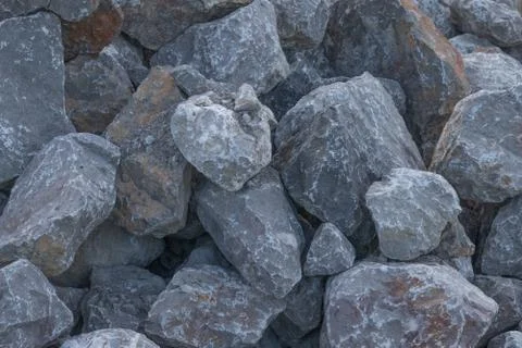 Texture of construction rocks. Stock Photos