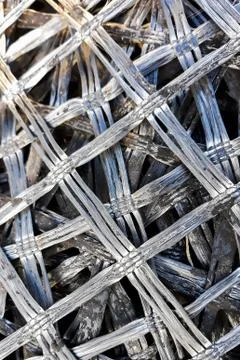 Texture of a construction rubber mesh closeup Stock Photos