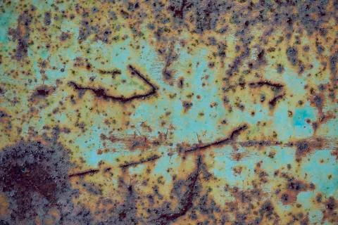 The texture of corroded metal Stock Photos