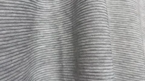 Texture Of Cotton Jacket, Slider Shot Stock Footage 267725958
