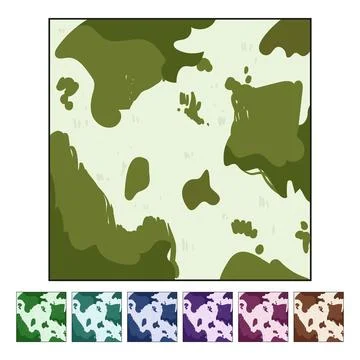 Texture cow skin cartoon vector graphic Stock Illustration