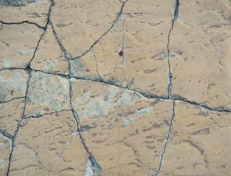 Texture of cracked brick background Foto stock