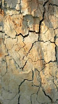 Texture of cracked clay. Background Stock Photos