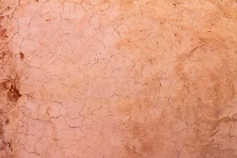 Texture cracked clay surface Stock Photos