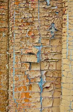 The texture of cracked old paint. Foto stock